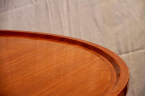 Mahogany Liner Table / Pedestal Table, 20th century
