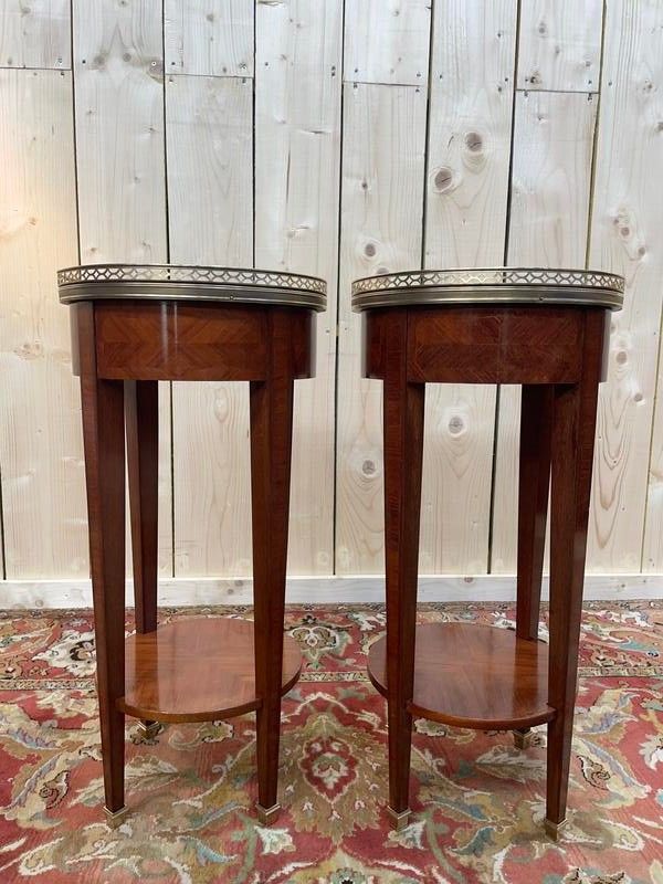 Paire de tables de chevets de style Directoire - Louis XVI