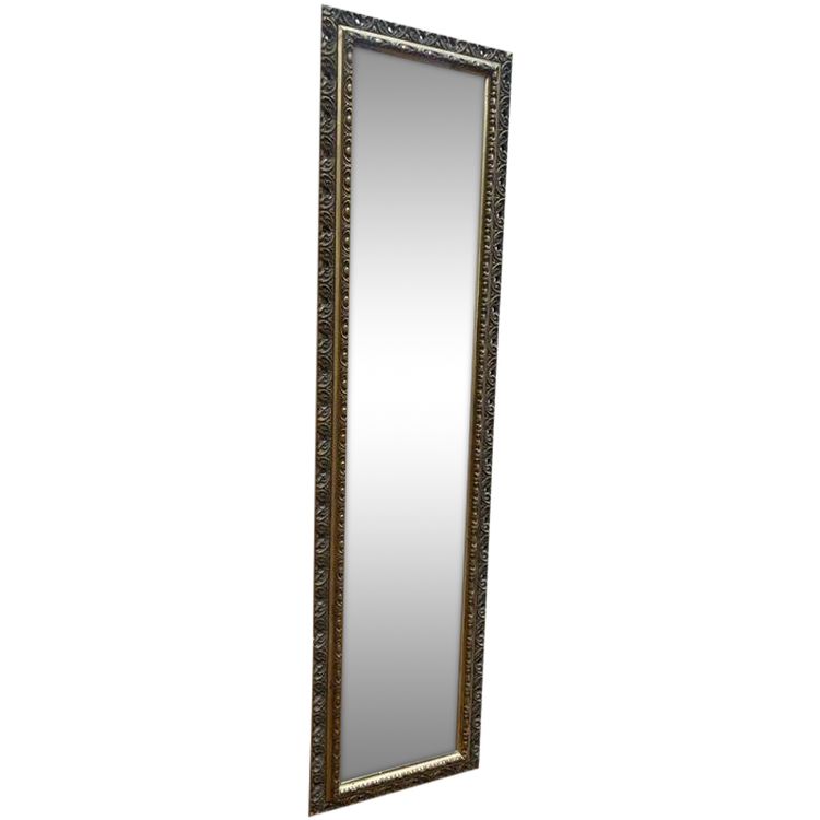 Small mirror between two in gilded wood