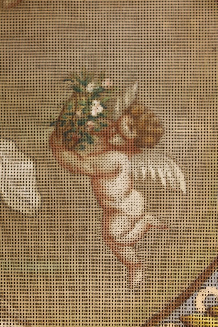 Dekoratives Projekt mit mythologischer Dekoration Gouache auf Leinwand signiert E. Pacheran 1896 H: 220 cm