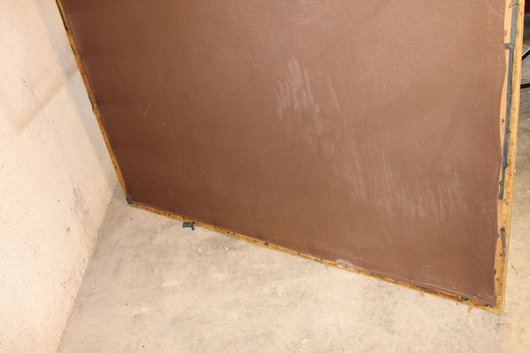 Dekoratives Projekt mit mythologischer Dekoration Gouache auf Leinwand signiert E. Pacheran 1896 H: 220 cm