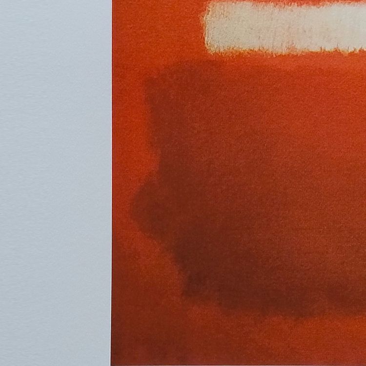 1980s Gorgeous Mark Rothko Limited Edition Lithograph