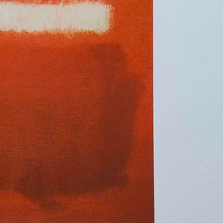 1980s Gorgeous Mark Rothko Limited Edition Lithograph