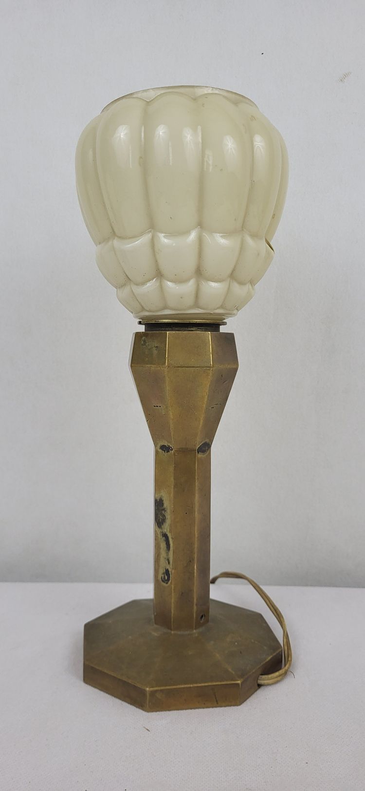 Lampada in bronzo Art Déco