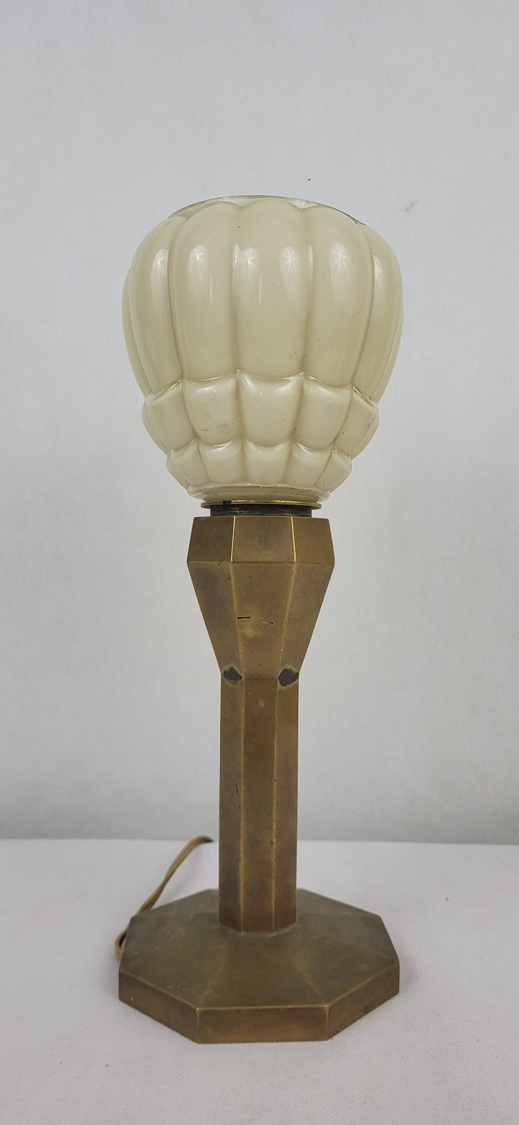 Lampada in bronzo Art Déco