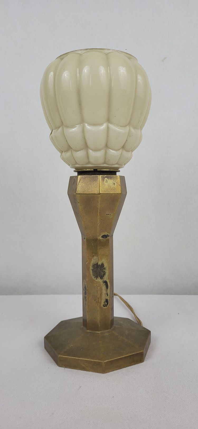 Lampada in bronzo Art Déco