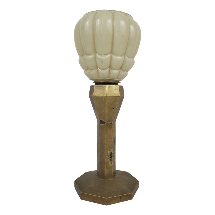 Lampada in bronzo Art Déco