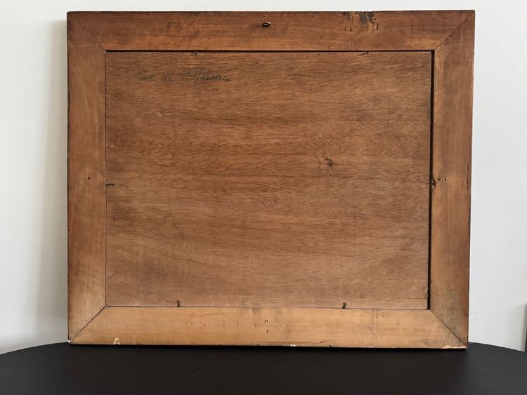 Öl auf Leinwand XX. Fischerboote von Jean Bernard Saint-Nazaire