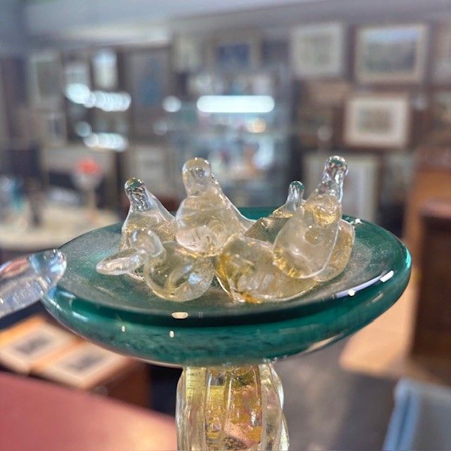 Figura di popolana in vetro Murano anni 40. Scultura fornace Salviati . H 34 strepitosa 