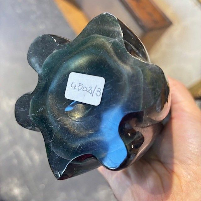 Figura di popolana in vetro Murano anni 40. Scultura fornace Salviati . H 34 strepitosa 