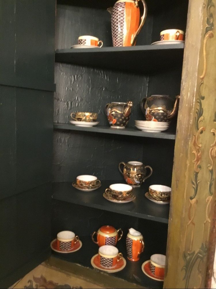Painted 19th Century Corner Cabinet, Italy