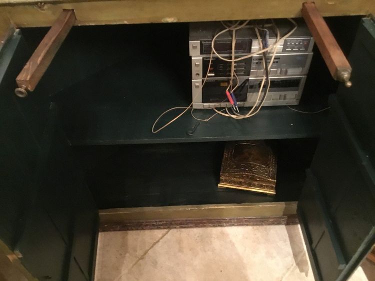 Painted 19th Century Corner Cabinet, Italy
