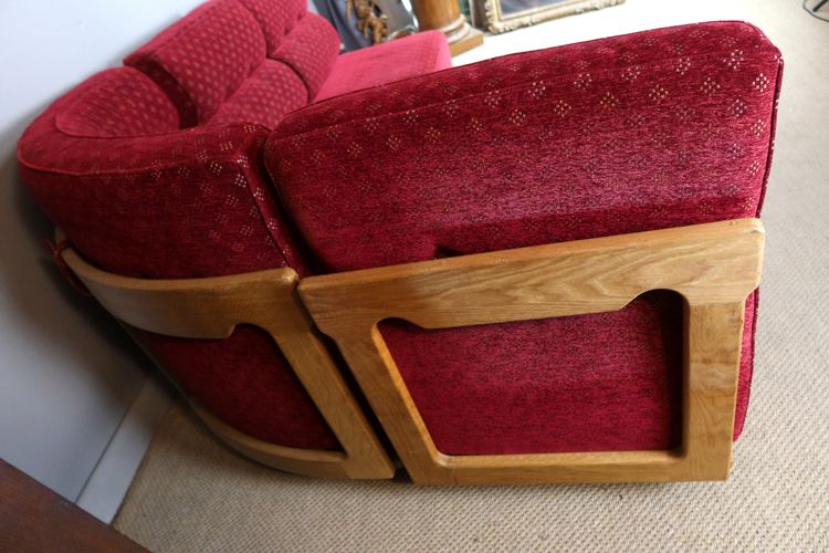 Guillerme and Chambron modular armchairs