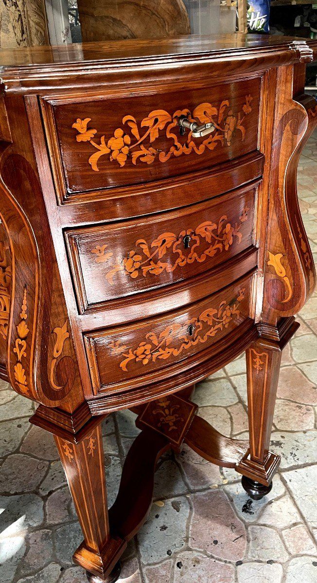 Mazarin Schreibtisch In Nussbaum Und Ahorn