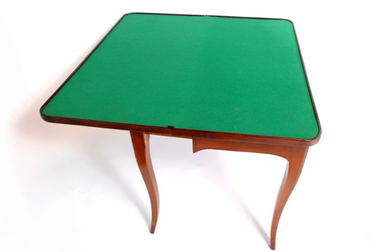 Gestempelter Gilles Joubert - Spieltisch aus Kirsche und Amaranth - Louis XV Periode - 18. Jahrhundert