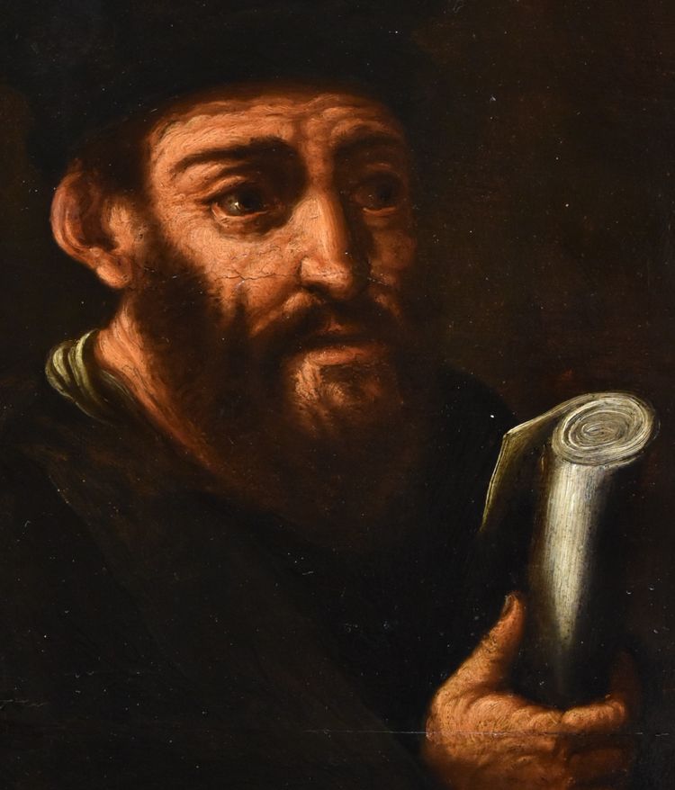 Porträt des Alchemisten Morieno Romano, Flämischer Manierismus, 17. Jahrhundert