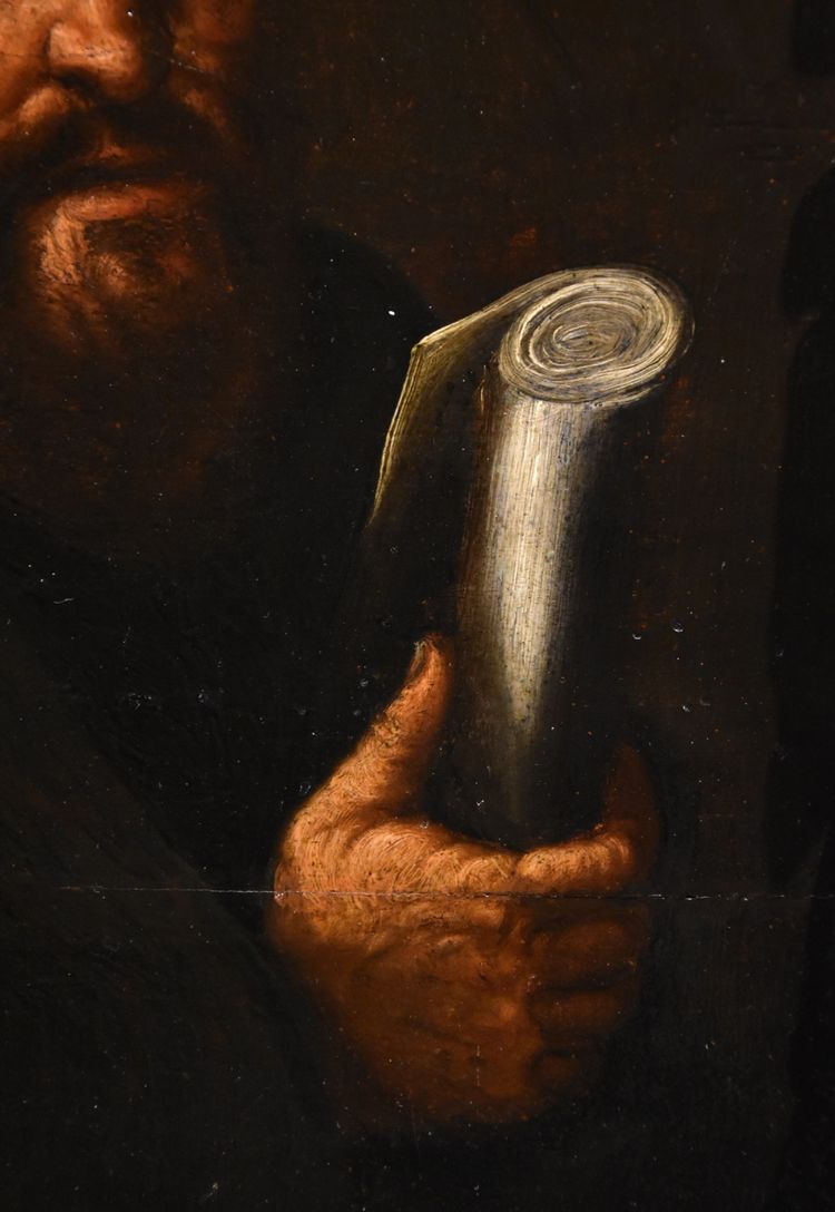 Porträt des Alchemisten Morieno Romano, Flämischer Manierismus, 17. Jahrhundert