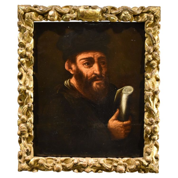 Porträt des Alchemisten Morieno Romano, Flämischer Manierismus, 17. Jahrhundert