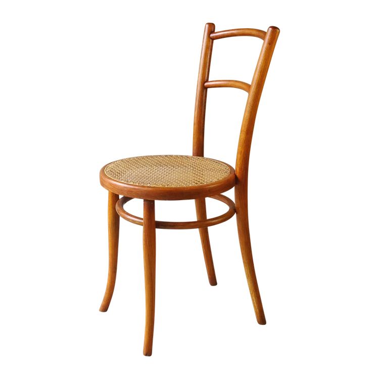 Sedia THONET N° 142- 1/2 del 1905 con rivestimento in canna da zucchero