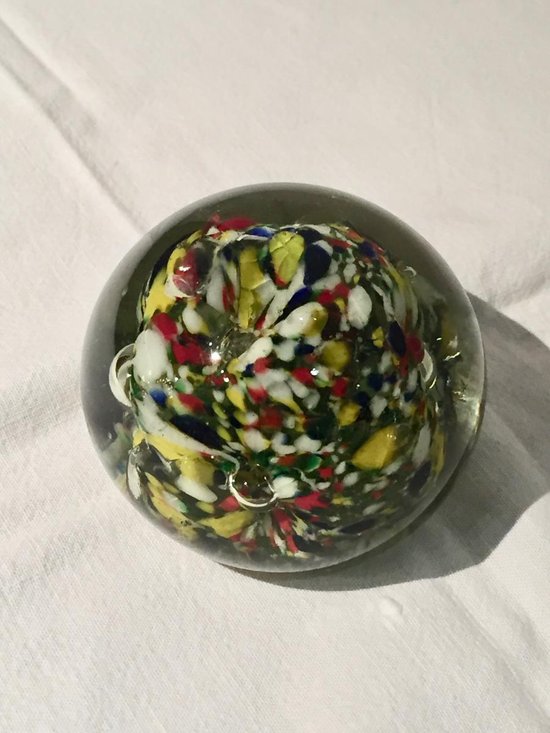 Sulfure / Boule De Verre Murano, XXe Siècle