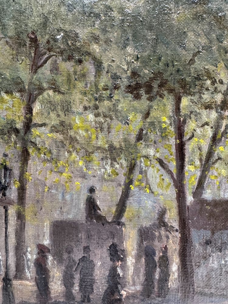 Carriere (XIX-XX) - Paris, Rue parisienne animée, circa 1900
