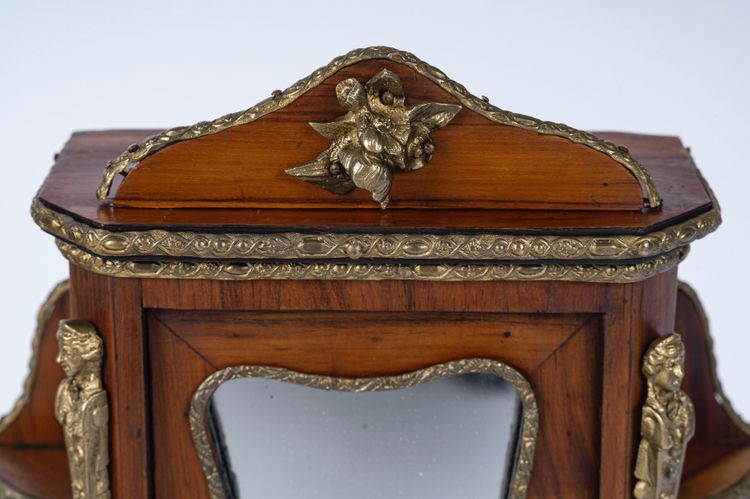 Miniature secretaire bonheur du jour, late 19th century