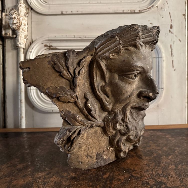 Plâtre d'atelier personnage à l'Antique par Charles Filleul XXe