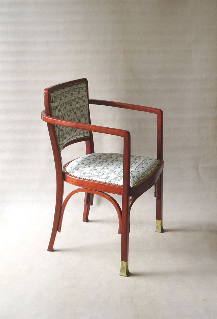Fauteuil N°719 de Kohn, Secession viennoise 1905 - no Thonet -