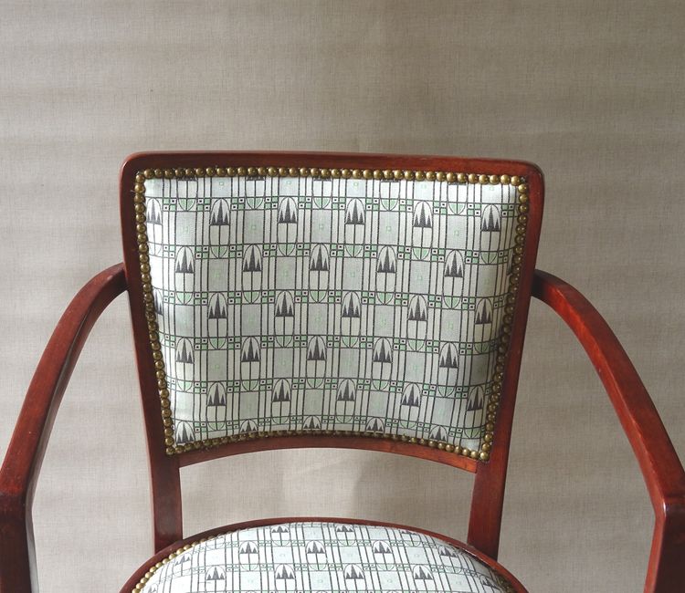 Fauteuil N°719 de Kohn, Secession viennoise 1905 - no Thonet -