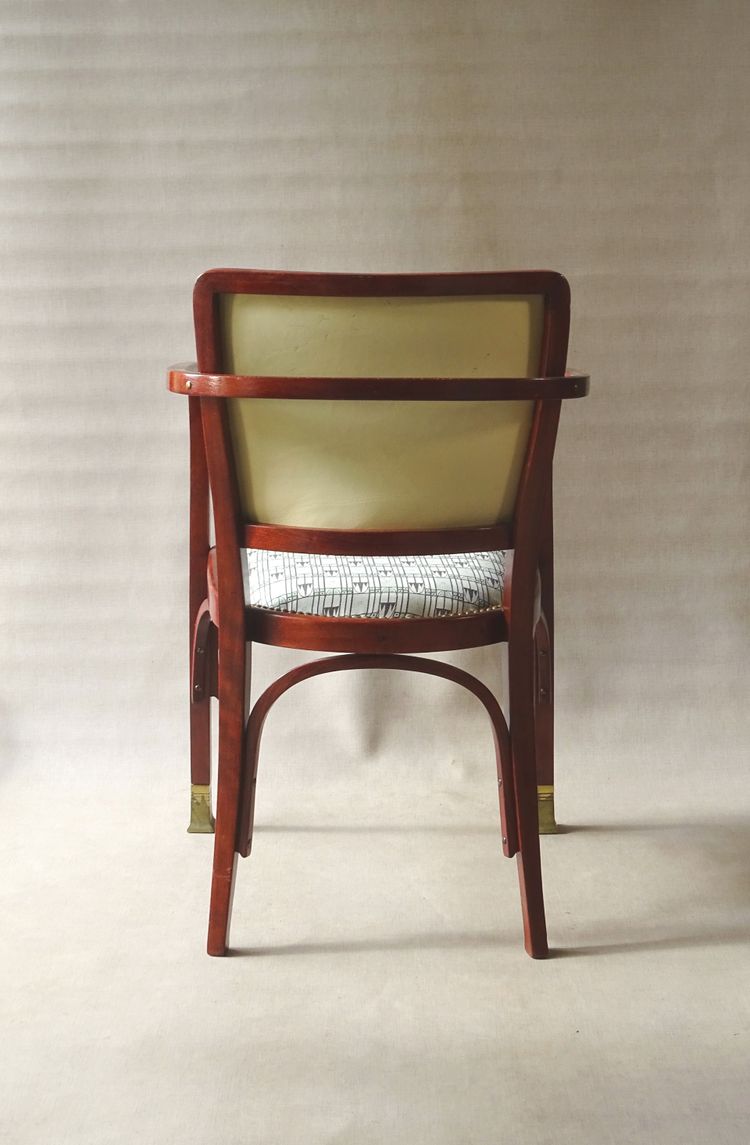 Fauteuil N°719 de Kohn, Secession viennoise 1905 - no Thonet -
