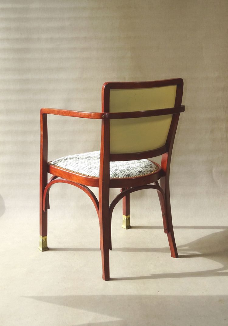 Fauteuil N°719 de Kohn, Secession viennoise 1905 - no Thonet -