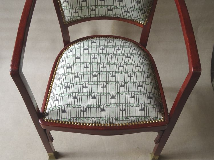 Fauteuil N°719 de Kohn, Secession viennoise 1905 - no Thonet -