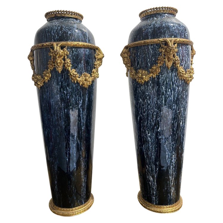 Pair of "La Louvière" vases