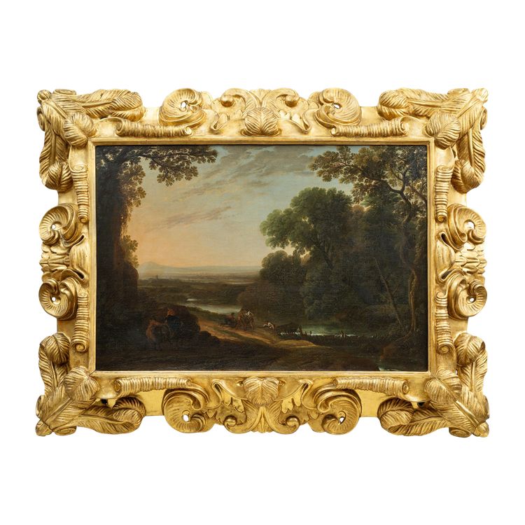 Tableau ancien à l'huile sur toile France seconde moitié du XVIIe siècle.