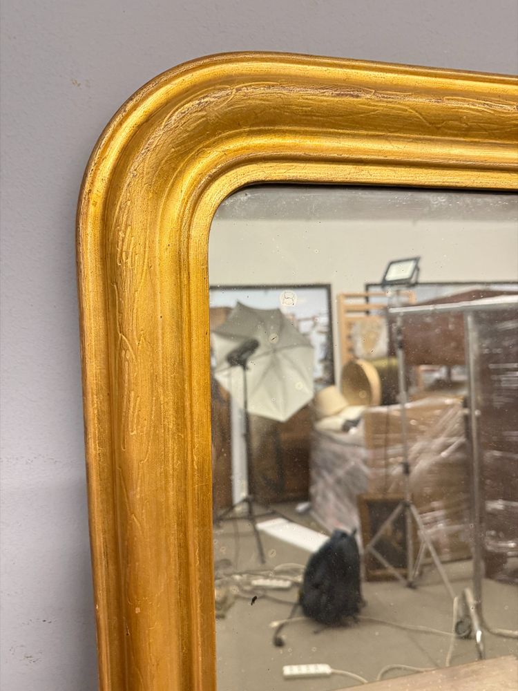 Antique gilt mirror XIX, 74x58 cm