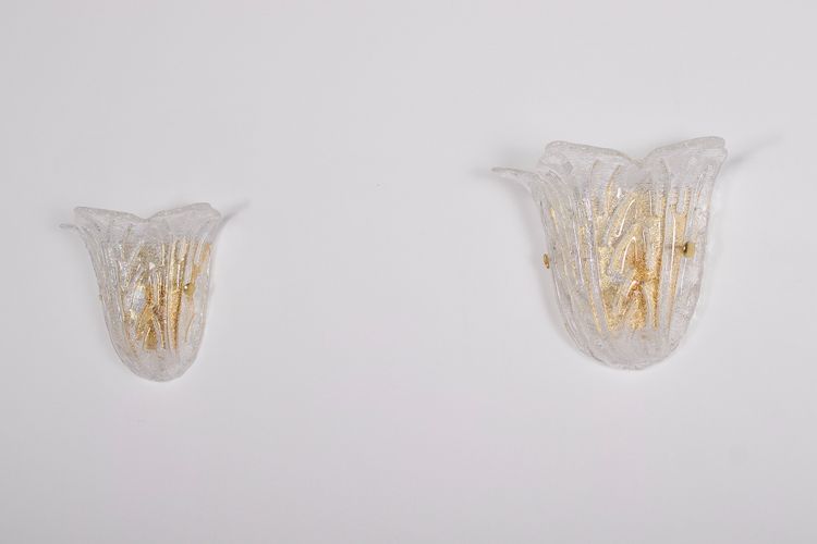 Pair of Aux Feuilles d'Acanthes sconces