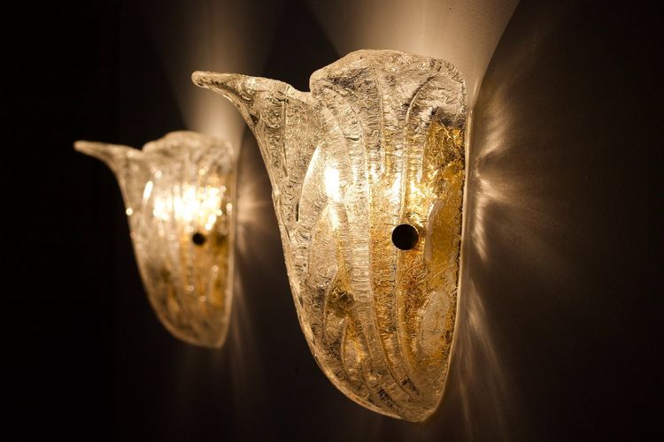 Pair of Aux Feuilles d'Acanthes sconces