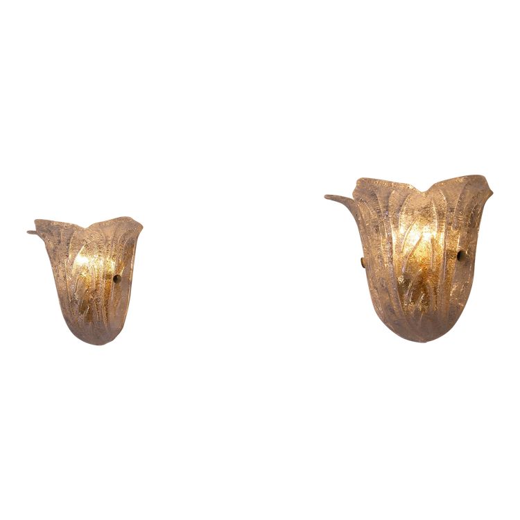 Pair of Aux Feuilles d'Acanthes sconces