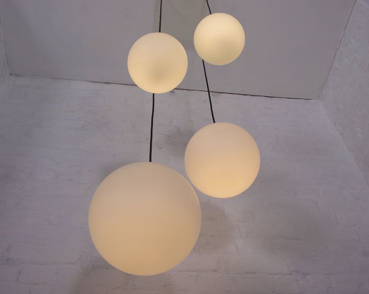 Cascade" suspension lamp by Peill & Putzler.