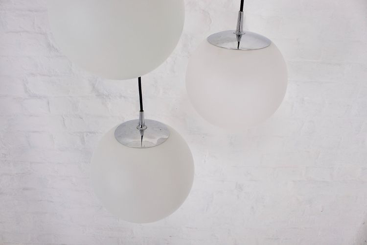 Cascade" suspension lamp by Peill & Putzler.