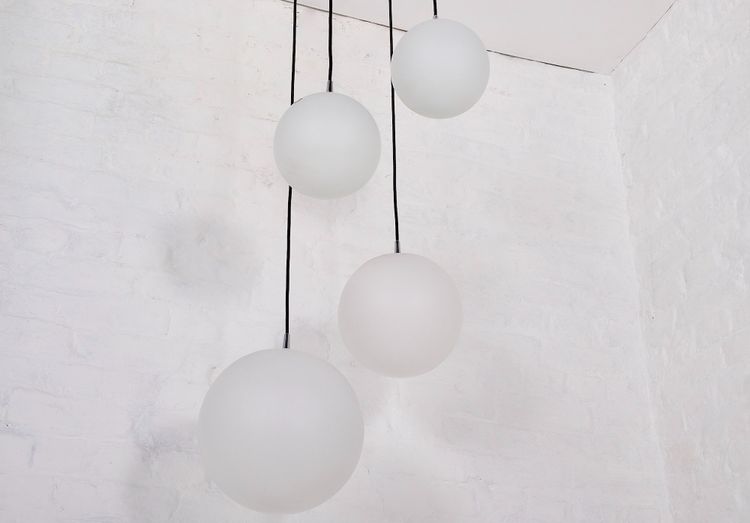 Cascade" suspension lamp by Peill & Putzler.