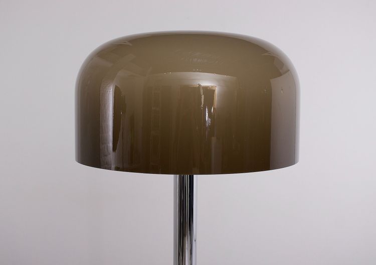 Space Age chrome tulip floor lamp.