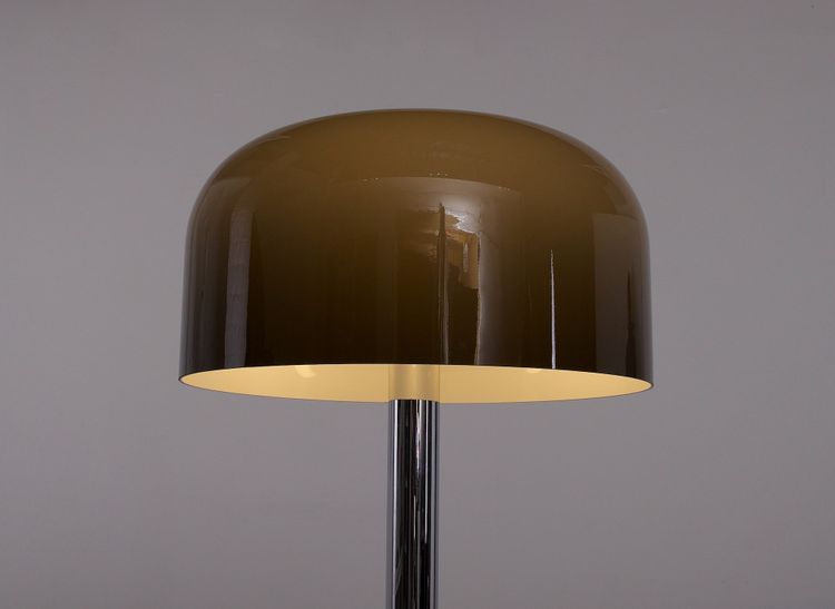 Space Age chrome tulip floor lamp.