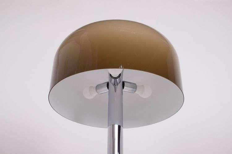 Space Age chrome tulip floor lamp.