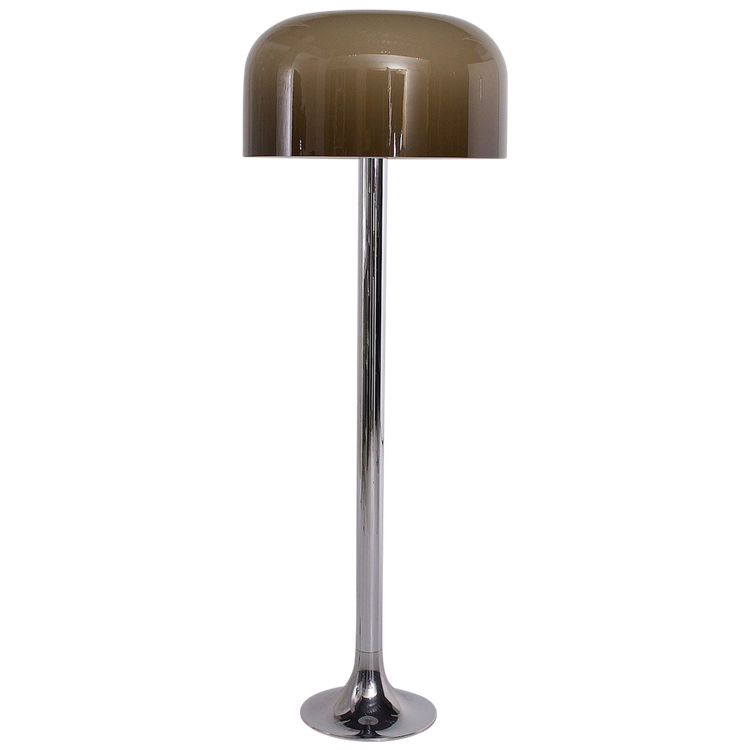 Space Age chrome tulip floor lamp.
