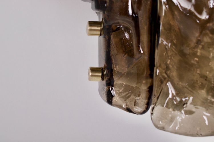 Large pair of Murano sconces