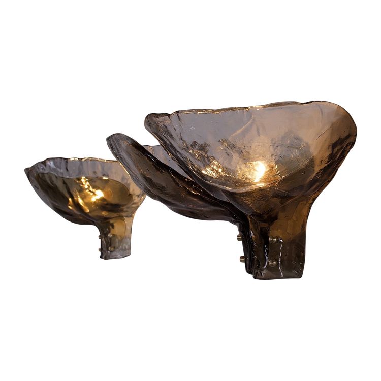 Large pair of Murano sconces