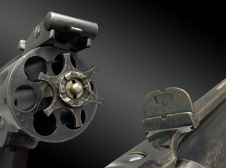 Smith & Wesson N°3 Revolver set with additional stock, finished by Gastinne Renette.