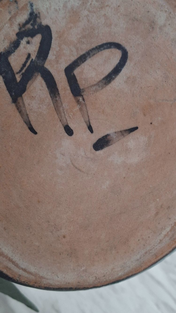 Salad bowl xl ceramic signed ROBERT PICAULT
