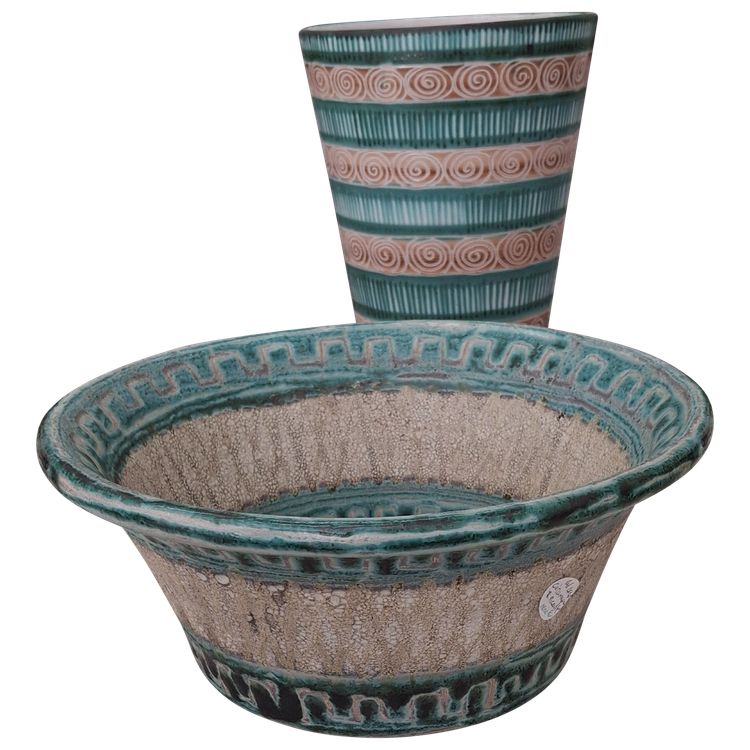 Salad bowl xl ceramic signed ROBERT PICAULT